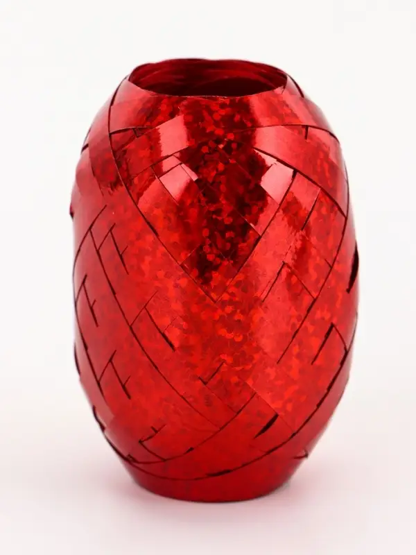 Лента упаковочная голографическая, для воздушных шаров и подарков, ассорти, набор 6 шт., 0.5 см &times; 10 м