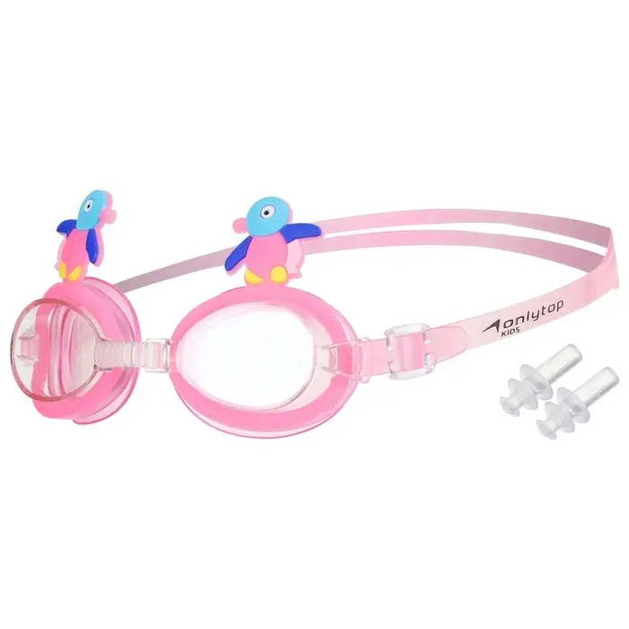 Очки для плавания детские ONLYTOP, беруши, МИКС