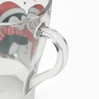 Кружки стеклянные новогодние &laquo;Персонажи&raquo;, набор 2 шт. по 300 мл