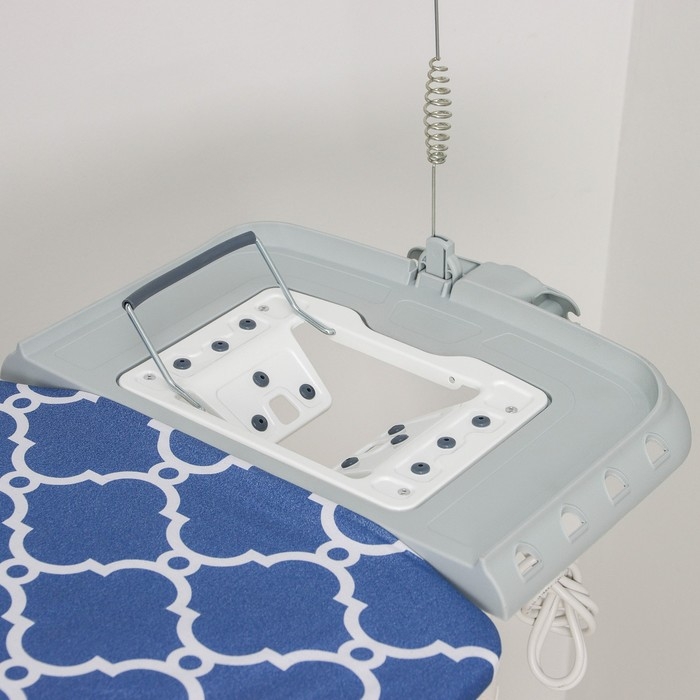 Доска гладильная Haushalt. Scandinavian, 123,5×46 см, цвет синий Доска гладильная Haushalt. Scandinavian, 123,5×46 см, цвет синий