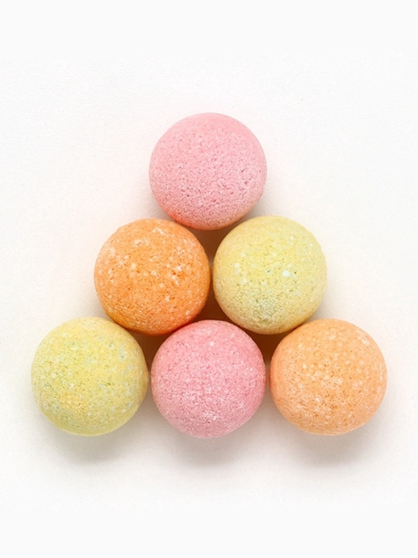 Набор бомбочки для ванны ЧИСТОЕ СЧАСТЬЕ «Ты лучше всех»: 6х20 г, аромат цитруса