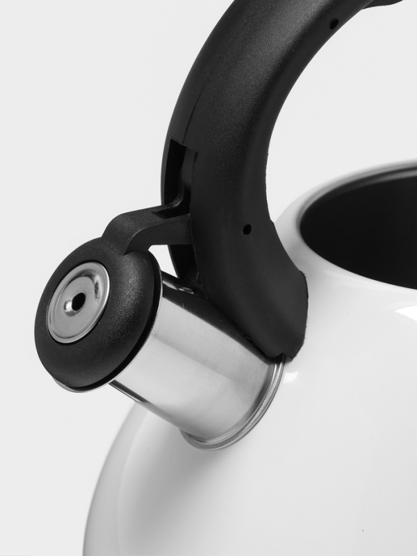 Чайник со свистком из нержавеющей стали Доляна Magic birds, 3 л, с индикатором нагрева, индукция Чайник со свистком из нержавеющей стали Доляна Magic birds, 3 л, с индикатором нагрева, индукция