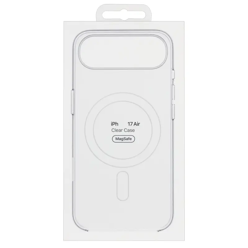 Чехол для iPhone 17 Air Clear Case PC (MagSafe + анимация NFC) ORG