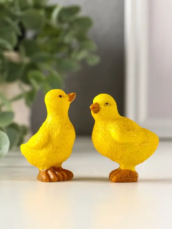 Сувенир полистоун Сувенир полистоун "Утёнок/Цыплёнок" МИКС 4,9х3х5,6 см