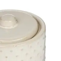 VETTA Емкость для ватных дисков и палочек "Point", керамика