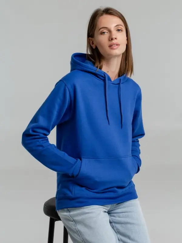 Толстовка с капюшоном Snake II ярко-синяя, размер XS Толстовка с капюшоном Snake II ярко-синяя, размер XS