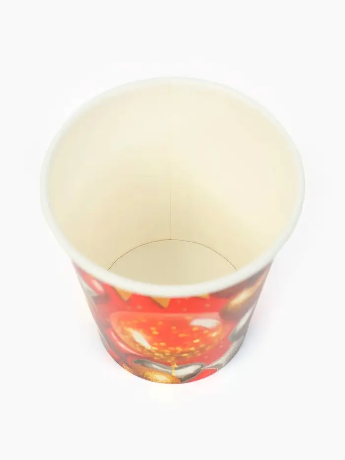 Стакан одноразовый бумажный «Воздушные шары фольга», красный 250 мл