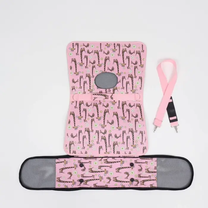 Сумка - переноска &laquo;Жирафы&raquo;, размер M, 40&times;21&times;27 см, каркасная