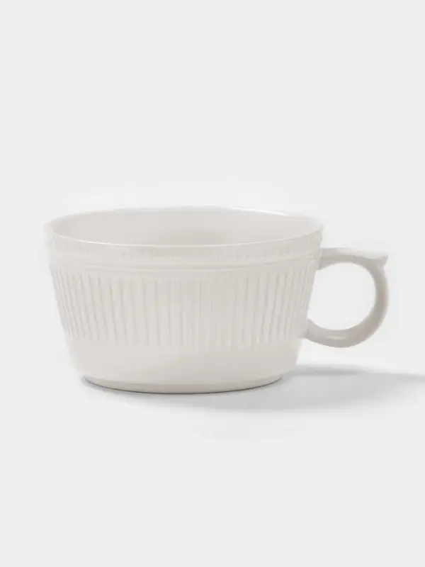 Чайная пара Ancient Greece, чашка 280 мл, блюдце d=15.3 см, керамика, белая