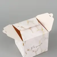 Коробка подарочная складная &laquo;Мрамор&raquo;, 12&times;12&times;12 см