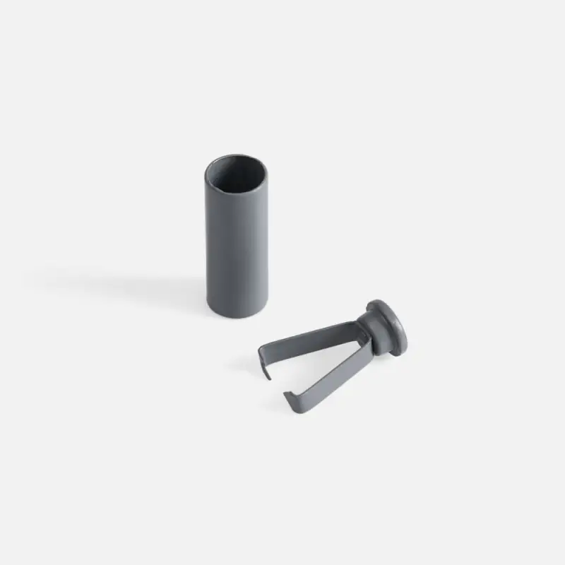 Наконечник для шнурка Nozzle, ver.2, серый Наконечник для шнурка Nozzle, ver.2, серый