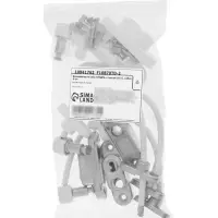 Блокиратор на окна ТУНДРА, с тросом 18 см, набор 3 шт