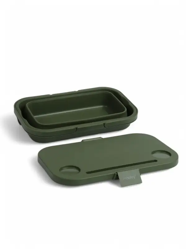 Корзина - столик maclay 2 в 1, складная, 47&times;28.5&times;23.5 см, зелёная