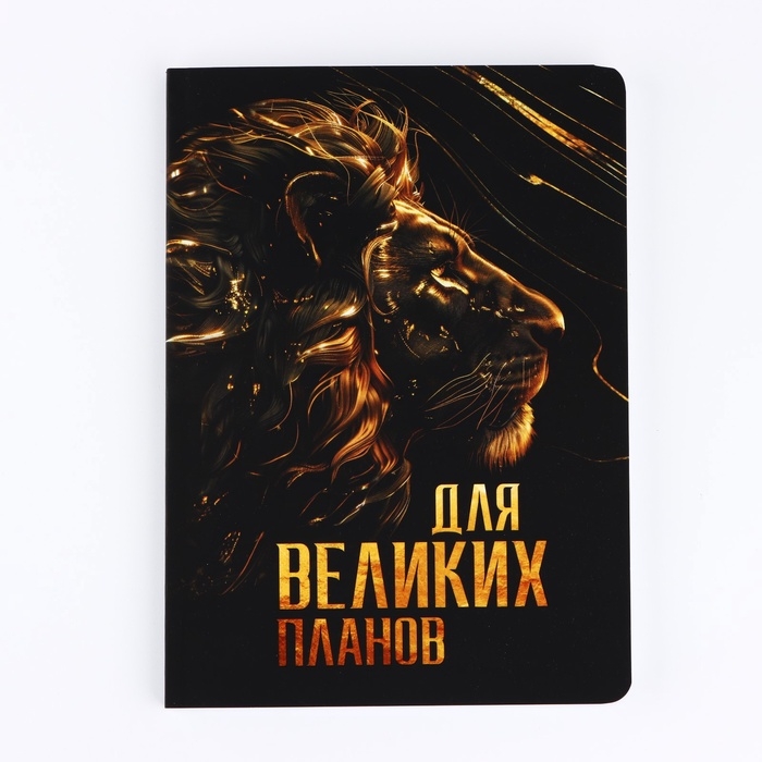 Ежедневник А5+, 100 л. Мягкая обл. Софт-тач "Для великих планов"