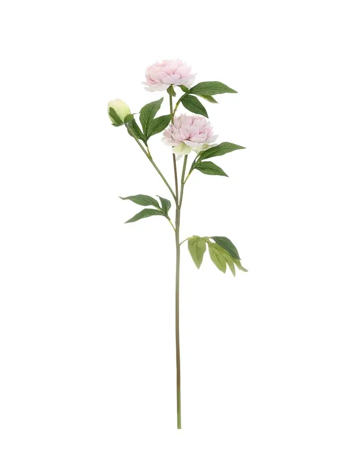 Цветы искусственные &laquo;Пион Беверли люкс&raquo;, h=60 см, светло-розовые