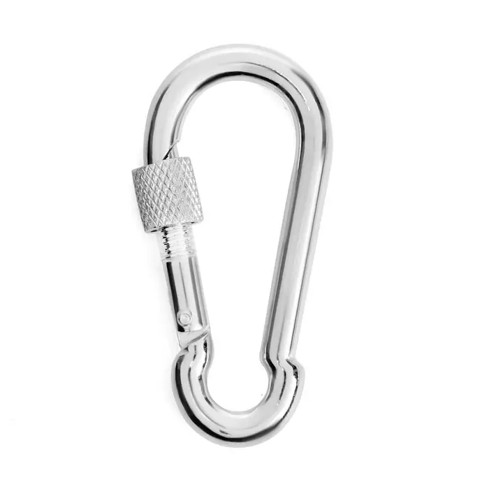 Карабин монтажный с фиксатором ТУНДРА krep, DIN5299D, 6×60 мм, оцинкованный, 1 шт. Карабин монтажный с фиксатором ТУНДРА krep, DIN5299D, 6×60 мм, оцинкованный, 1 шт.