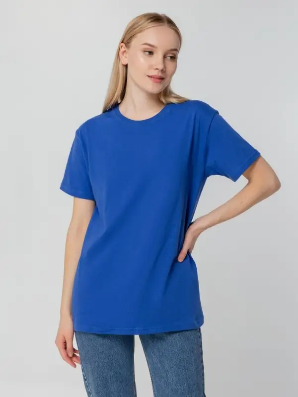 Футболка унисекс T-bolka 140, ярко-синяя, размер S Футболка унисекс T-bolka 140, ярко-синяя, размер S