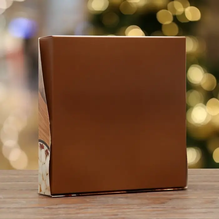 Коробка складная «Новогоднее настроение», 20×20×4 см Коробка складная «Новогоднее настроение», 20×20×4 см