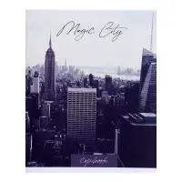 Тетрадь 48 листов в клетку Calligrata «Города», обложка мелованный картон, серые листы, МИКС Тетрадь 48 листов в клетку Calligrata «Города», обложка мелованный картон, серые листы, МИКС