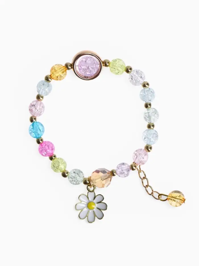 Браслет детский &laquo;Выбражулька. Ромашка&raquo;, цветной в золоте