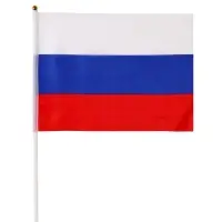 Флаг России «Триколор», 20×30 см, искусственный шёлк