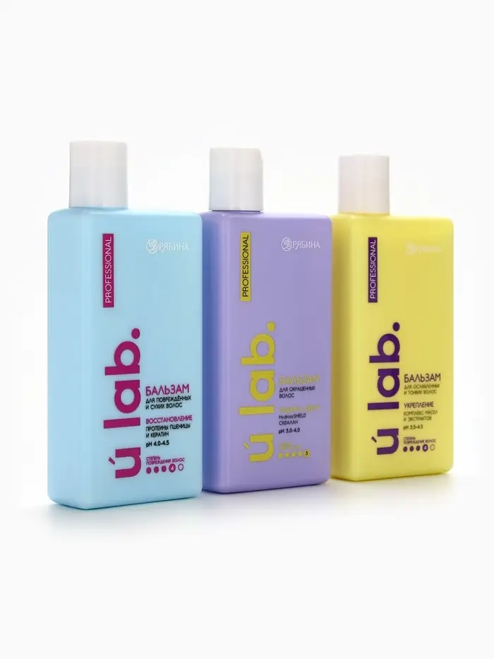 Профессиональный укрепляющий бальзам для ломких волос с комплексом масел и экстрактов, 250 мл ULAB