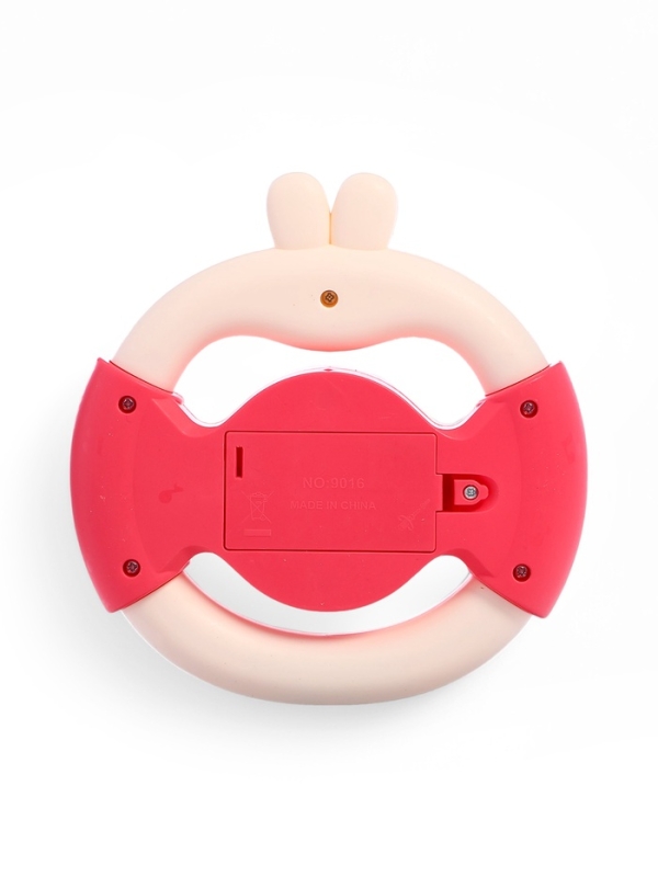 Музыкальный руль «Малыш зайчик», звуковые и световые эффекты, розовый Музыкальный руль «Малыш зайчик», звуковые и световые эффекты, розовый