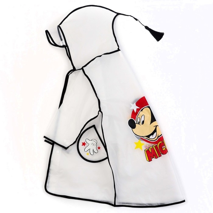 Дождевик детский, размер S, 92-98 см, Микки Маус Дождевик детский, размер S, 92-98 см, Микки Маус