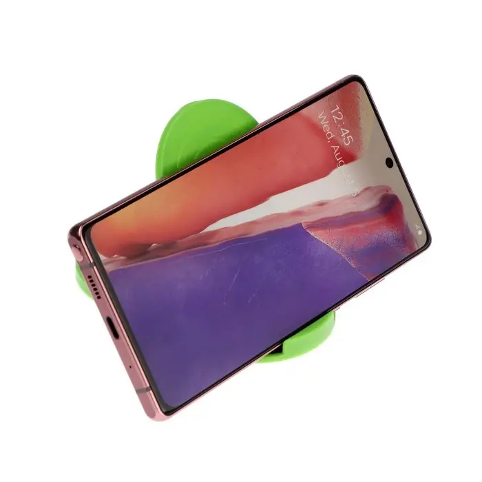 Подставка для телефона Luazon, складная, регулируемая высота, резиновая вставка, зелёная