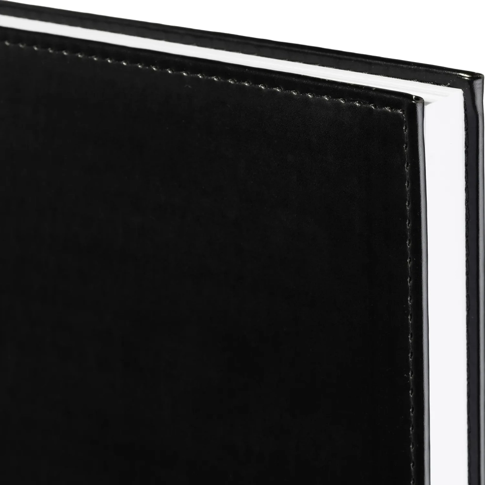 Ежедневник недатированный чёрный, А4, 200x270мм, 176 л, ATTACHE Каньон