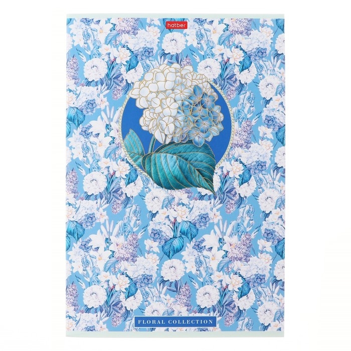 Тетрадь А4, 96 листов в клетку, Floral collection, обложка мелованный картон, матовая ламинация, 3D фольга, блок офсет 65г/м2, МИКС Тетрадь А4, 96 листов в клетку, Floral collection, обложка мелованный картон, матовая ламинация, 3D фольга, блок офсет 65г/м2, МИКС