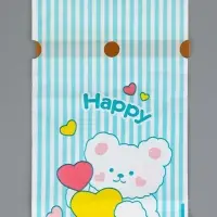 Пакет полиэтиленовый подарочный с лентой, "Счастье", 13 х 23 см Пакет полиэтиленовый подарочный с лентой, "Счастье", 13 х 23 см