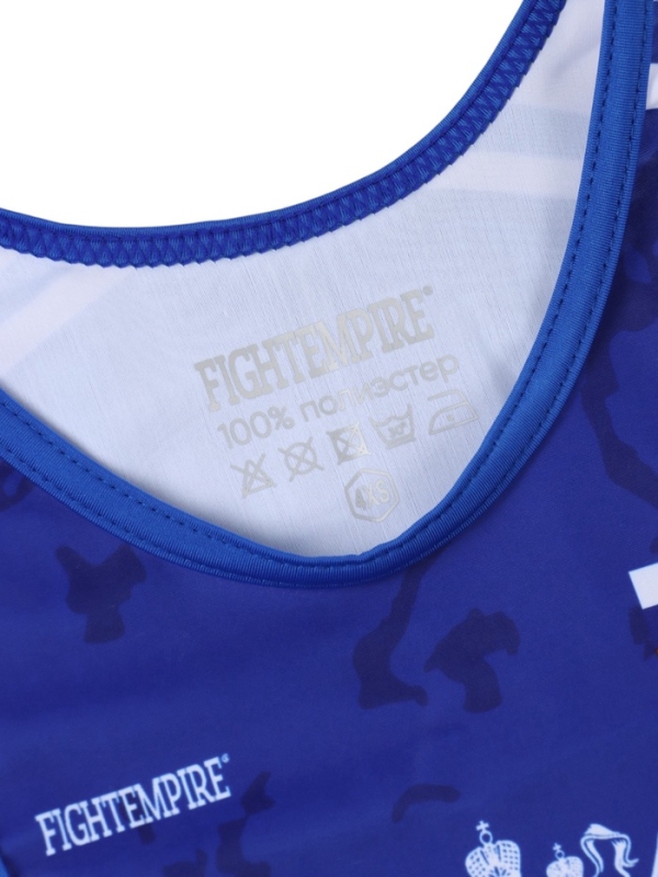 Трико борцовское FIGHT EMPIRE, WT500B, синее, размер 160
