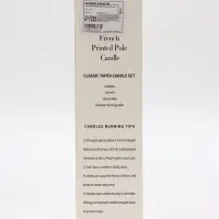 Свечи &laquo;Розы&raquo;, набор 2 шт., 55 г, 2.1&times;25 см