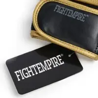 Перчатки для ММА боевые FIGHT EMPIRE, GOLD, чёрно-жёлтые, размер S