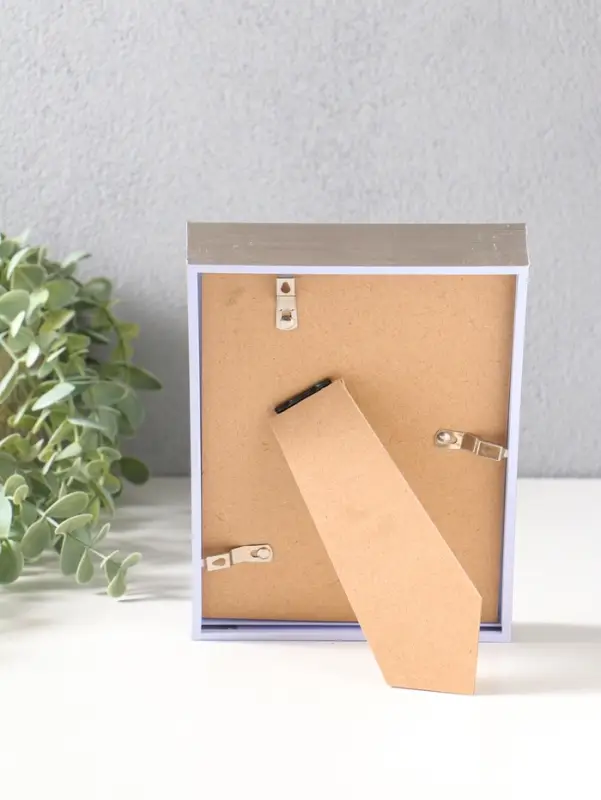 Фоторамка пластик 13х18 см "Ламберто" серебро с белым 19х14х3,5 см