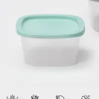 Набор контейнеров квадратных SparkPlast BioFresh, 3 шт.: 0.23 л, 0.5 л, 0.9 л, прозрачный, крышка МИКС