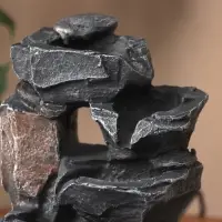 Фонтан настольный &laquo;Скалистый ручей&raquo;, 13&times;12&times;22 см, с подсветкой