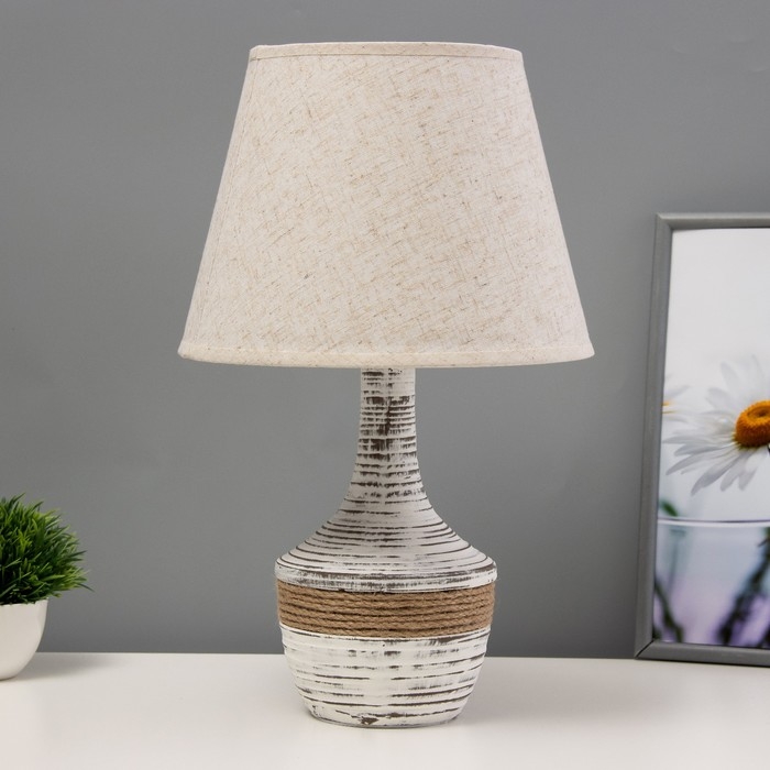 Настольная лампа Настольная лампа "Юнона" Е14 40Вт бежевый 25х25х41см