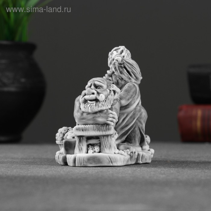 Сувенир  Сувенир "Дед и бабка В бане №1" 8см