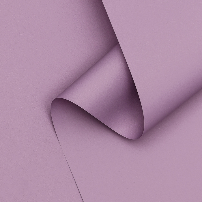 Пленка для цветов тонированная, матовая, светло-сиреневая, 0,5 х 10 м, 65 мкм Пленка для цветов тонированная, матовая, светло-сиреневая, 0,5 х 10 м, 65 мкм