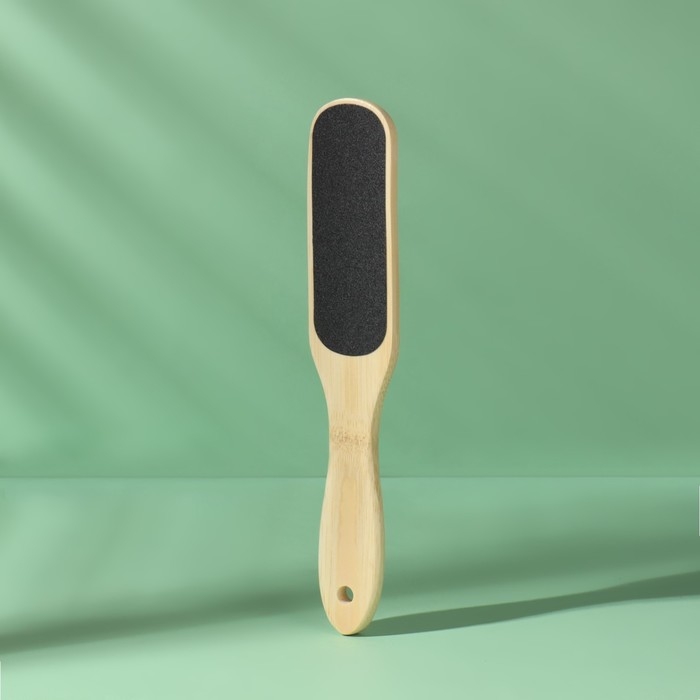 Пилка для ног «BAMBOO», наждачная, двусторонняя, 23 см, бамбуковая Пилка для ног «BAMBOO», наждачная, двусторонняя, 23 см, бамбуковая