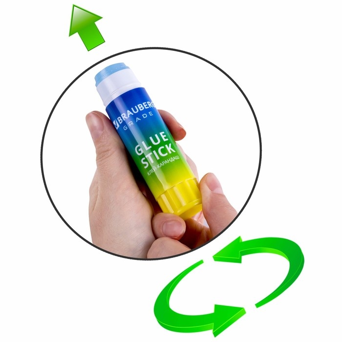 Клей-карандаш PVP 21г BRAUBERG GRADE, Набор 3шт , блистер 271248 Клей-карандаш PVP 21г BRAUBERG GRADE, Набор 3шт , блистер 271248