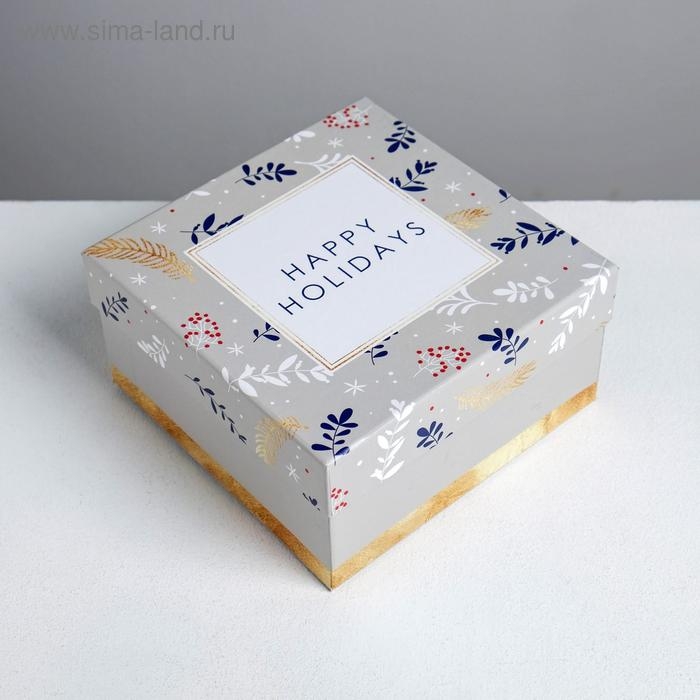 Набор подарочных коробок 6 в 1 «Нежность», 10 х 10 х 6 - 20 х 20 х 11 см , Новый год