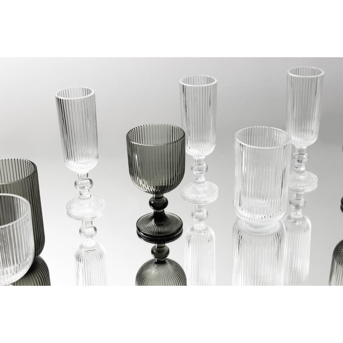 Бокал для вина стеклянный Magistro «Грани», 250 мл, 8×14,5 см, цвет графит Бокал для вина стеклянный Magistro «Грани», 250 мл, 8×14,5 см, цвет графит