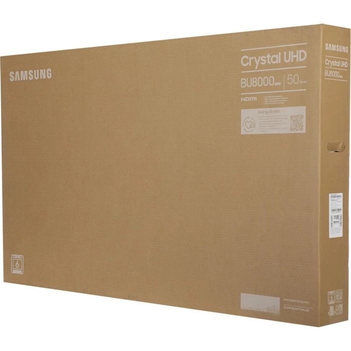 Телевизор SAMSUNG UE50BU8000UXCE,50",3840x2160, LED,DVB-T2/C/S2,HDMI 3,USB 2,SmartTV,черный