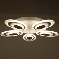 Люстра 114К006992 LED 90Вт белый 70x70x10 см.