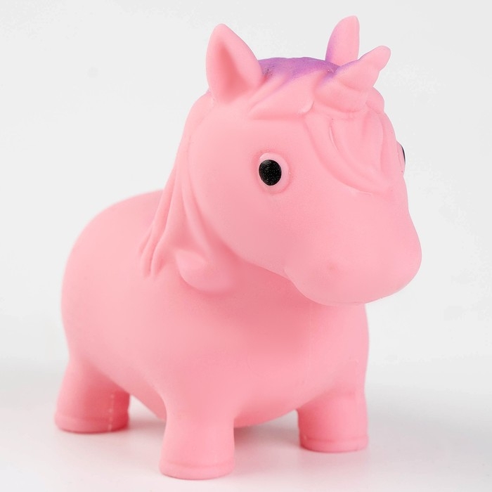 Антистресс сквиш мялка «Единорог», в пакете, с пастой, МИКС Антистресс сквиш мялка «Единорог», в пакете, с пастой, МИКС