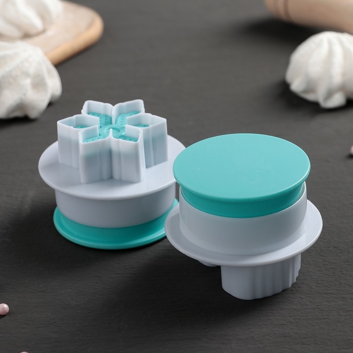 Набор плунжеров кондитерских «Листья», 2 шт Набор плунжеров кондитерских «Листья», 2 шт