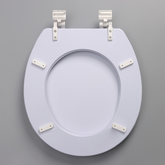 Сиденье для унитаза с крышкой Доляна «Ромашки», 42×36,5 см Сиденье для унитаза с крышкой Доляна «Ромашки», 42×36,5 см